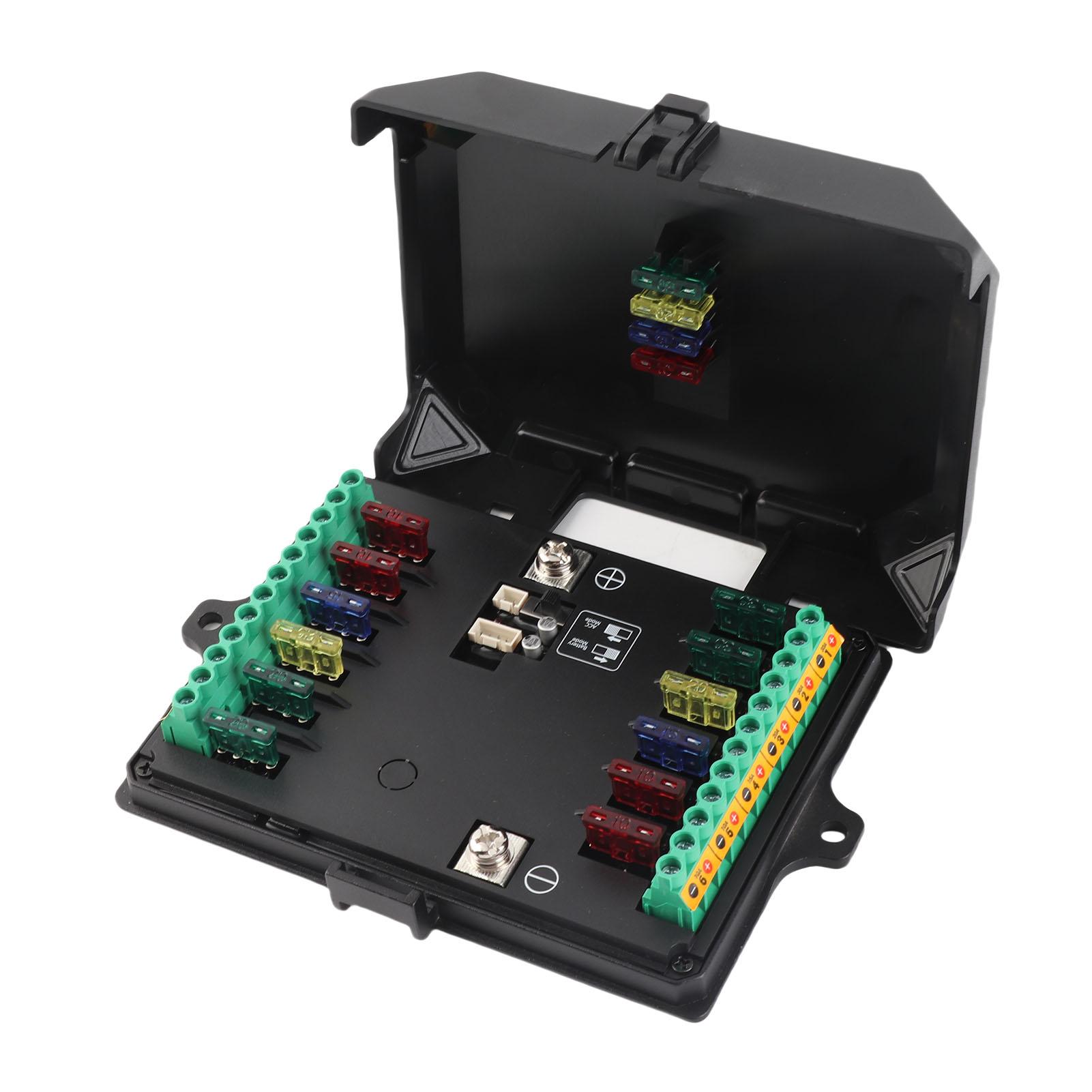 

Панель переключателей на 12 клавиш 12В - 24В IP65 Водостойкая RGB Цвет Универсальная для грузовика лодки внедорожника квадроцикла мотовездехода внедорожника