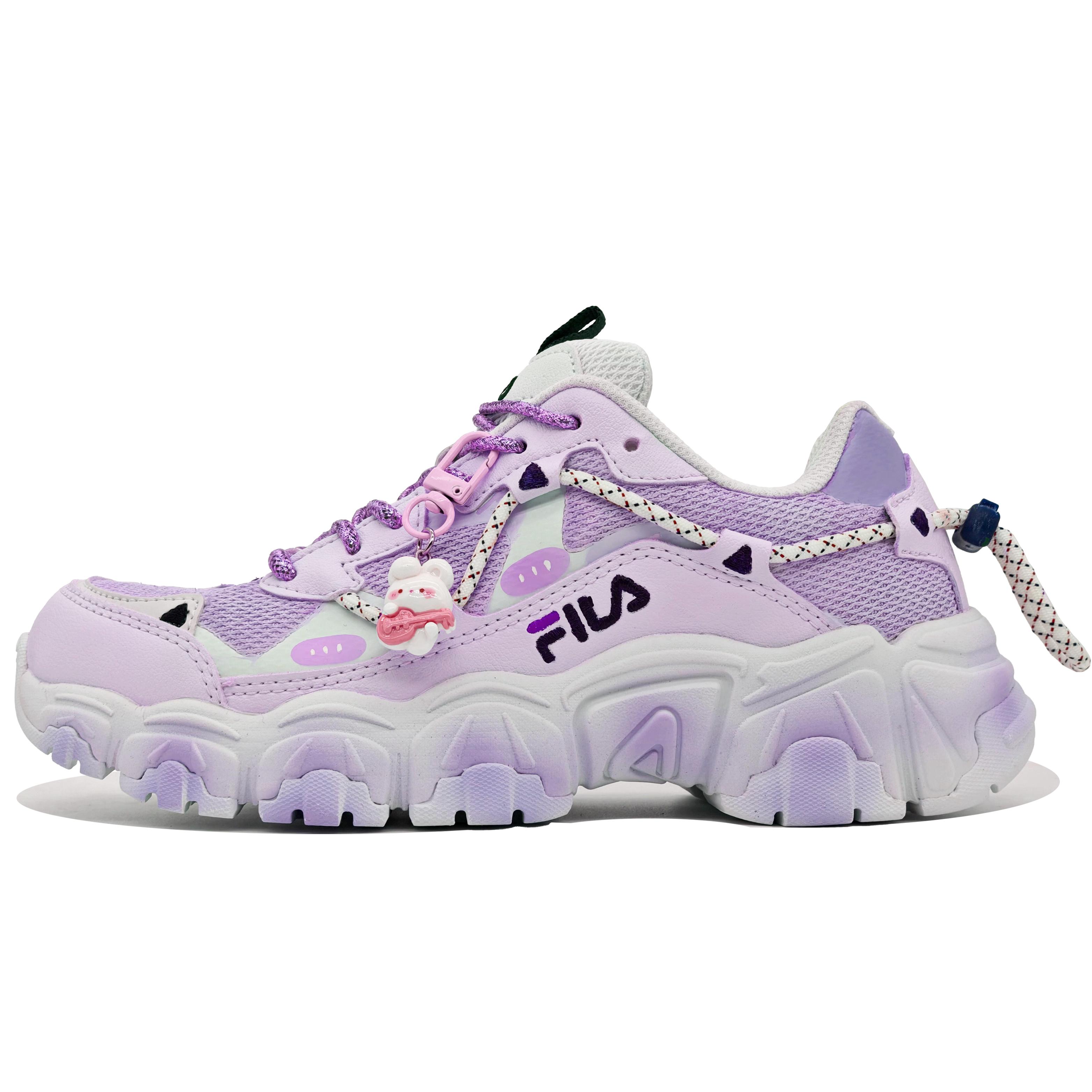 FILA Fluid Mountain Top Artistic, Fresh Look Bunny, Cute Style, Girlish, Fresh Look 1JM01248D_100(Team400-) 36.5