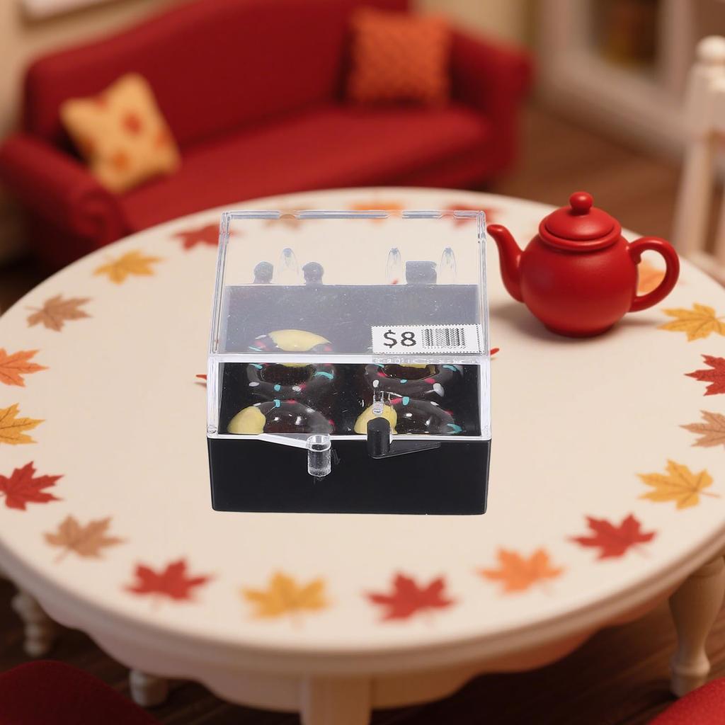 FRCOLOR Miniature Dollhouse Pretend Interior Photography Accessories Cakes, Cakes, 5-Piece Set, Sweets, Miniature, Play, Resin, Decor,