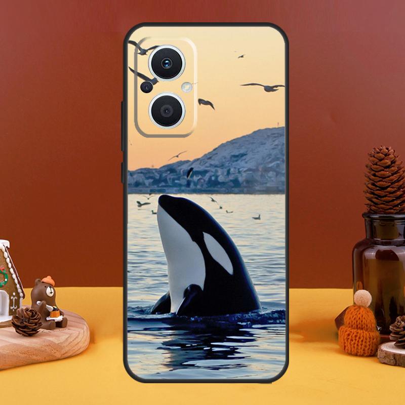 

Чехол Killer Whale Orca для OPPO Reno 8T 4Z 5Z 10 Pro 11 F 4 5 6 7 8 Lite OPPO Find X5 X6 Pro X2 X3 Lite OPPO Reno10 Pro