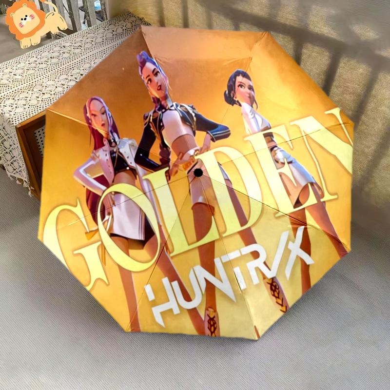Ink: Mystical Tattoos Glow Night Folding Umbrella Suitable for All Seasons Suitable for All Seasons Umbrella Gift Sun Umbrella