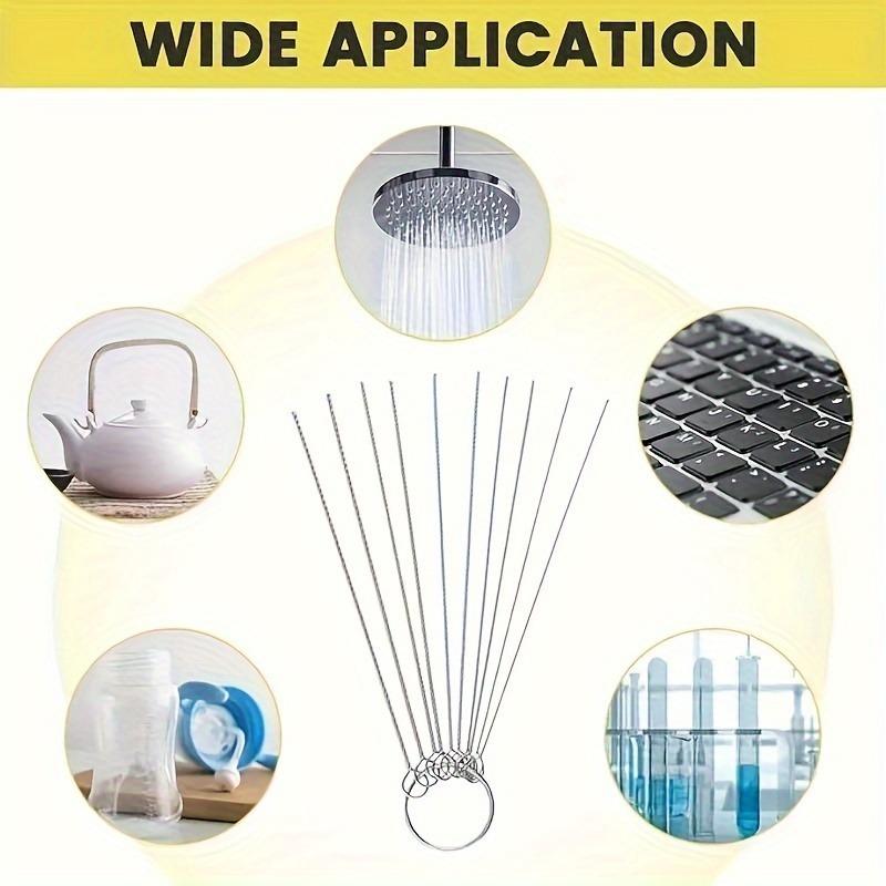1 Box 10Pcs Shower Head Cleaning Needles Shower Nozzle Unclogger Cleaner Tool