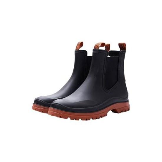 KiU Twintone Side Gore Rain Boots waterproof water-repellent short insole cushion comfortable stylish outdoor snow unisex mens womens black K514XL-900