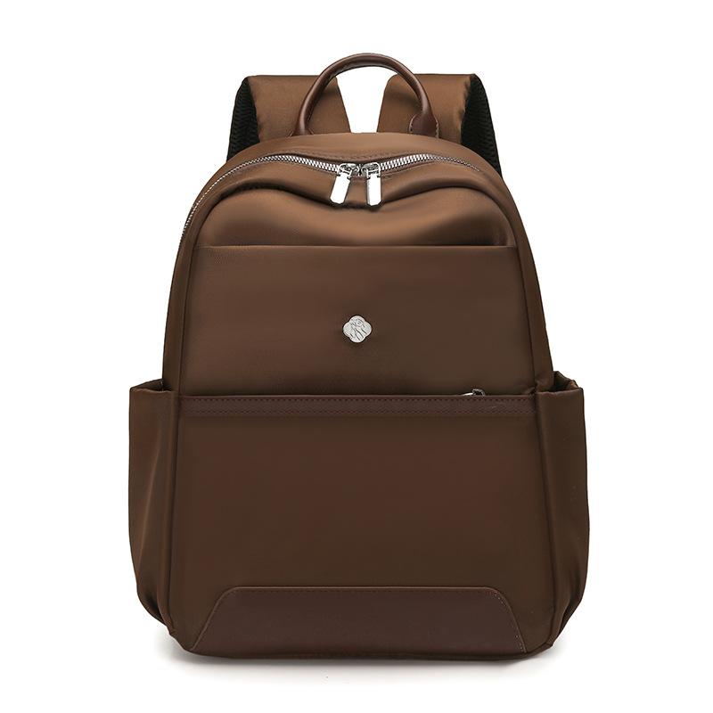 Color Block Backpack Large Capacity Commuter Computer Backpack