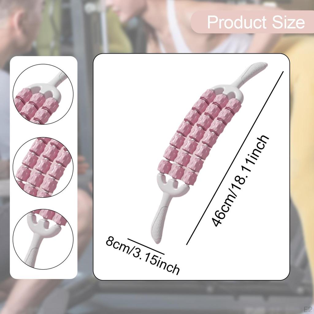 Massage Roller Stick Muskelentspanner Fitness Bequem, Handheld Manuelles Massagegerät Werkzeug für