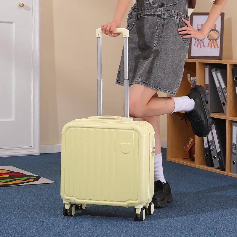 Zhili Cartoon Bear Carry-on Spinner Suitcase