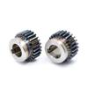 1 pz. Ruota Dentata Cilindrica con Passo 20 22 24 25 28 30 32 35 40 45 50 60 Denti Acciaio 45# Modulo 1.5 Ingranaggi Motore Foro con Chavetta 12-25mm