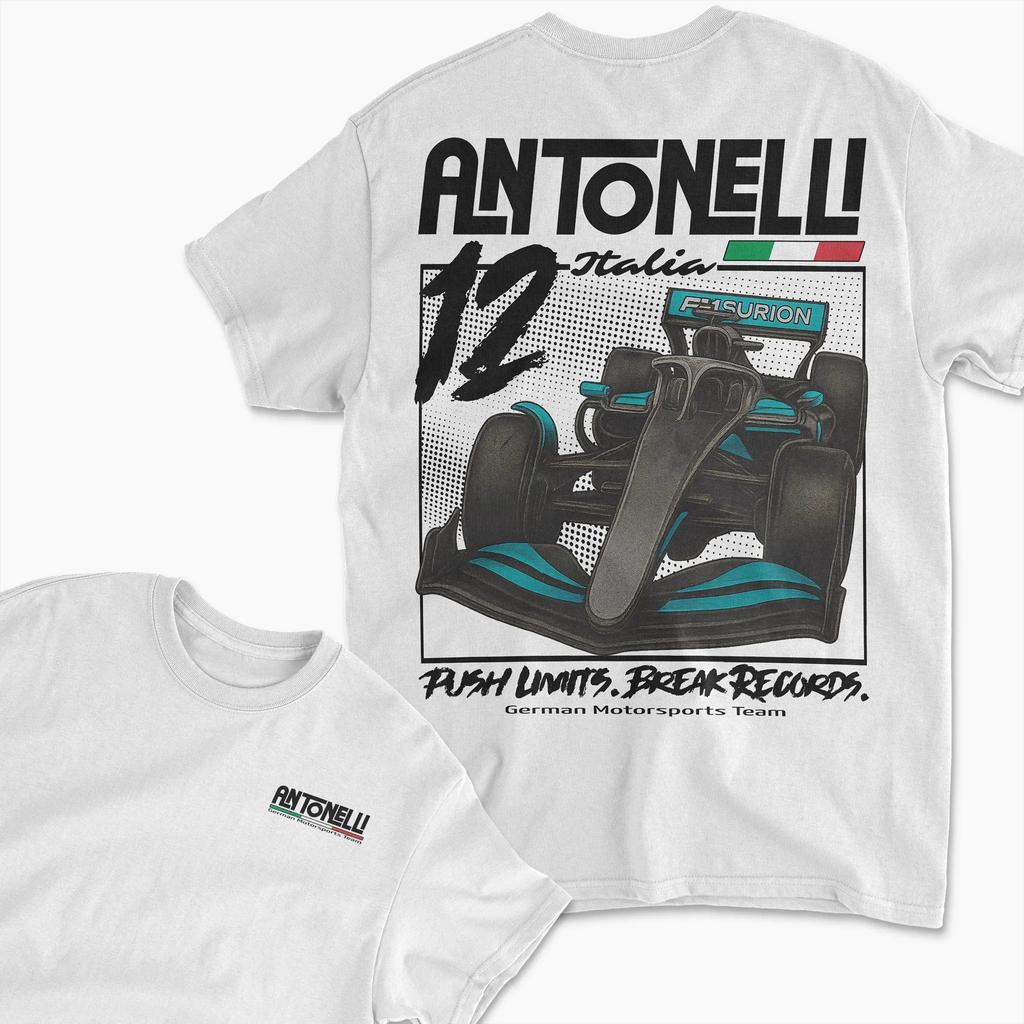 Racer Kimi Antonelli Grand Prix Champion Unisex Cotton Shirt 2026 Summer New O-neck Men Y2k Short Sleeve Graphicst Tshirt