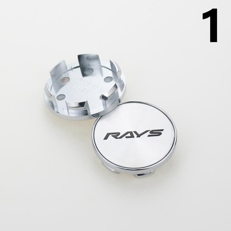 

SET OF 4 RAYS VOLK center cap for wheels 53mm OD & 48mm ID dust proof hood cover plastic base wheel hub cap