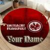 Eintracht Frankfurt Custom Name Round Area Rug,Carpet Rug for Living Room Bedroom Sofa Playroom Decor,Non-slip Floor Mat