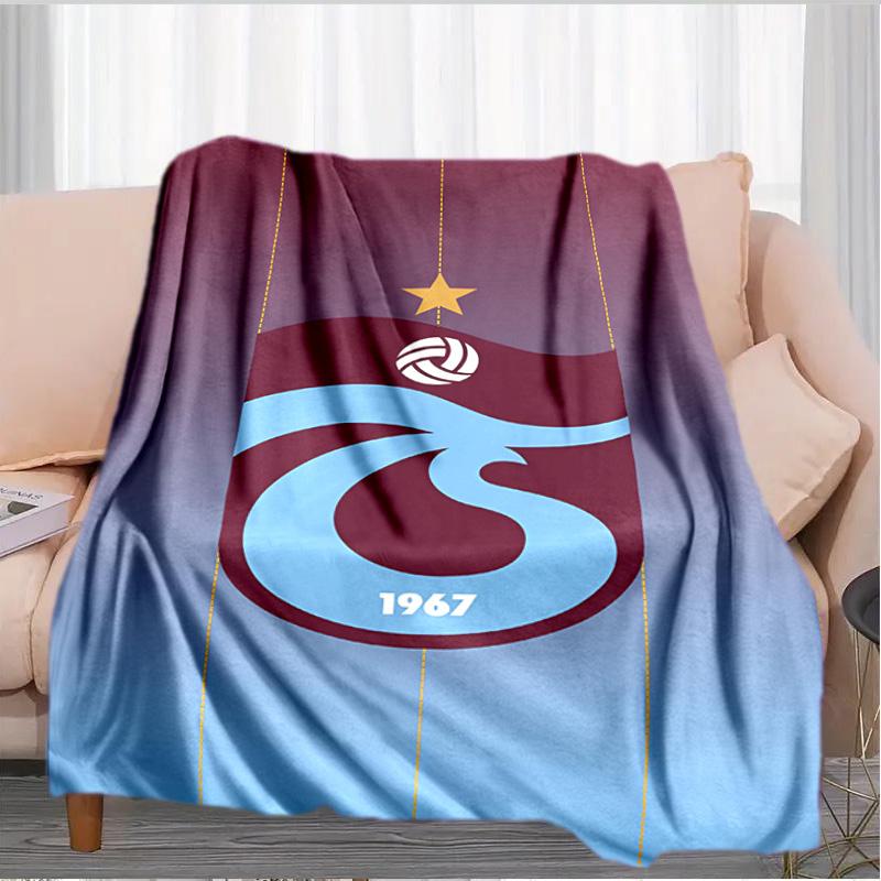 Coperta con Stemma Trabzonspor Adatta per Divani, Letti, Uffici e Campeggio - Regalo Perfetto per Halloween Natale