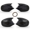 1pair Rear View Side Case Trim ABS Carbon Fiber Style Car Rearview Mirror Cover For BMW E87 E81 E82 E90 E91 E92 E93