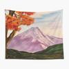 Japanese Mount Fuji Tapestry Wall Hanging Asian Nature Landscape Tapestry Art Living Room Bedroom Dorm Office Home Decoration