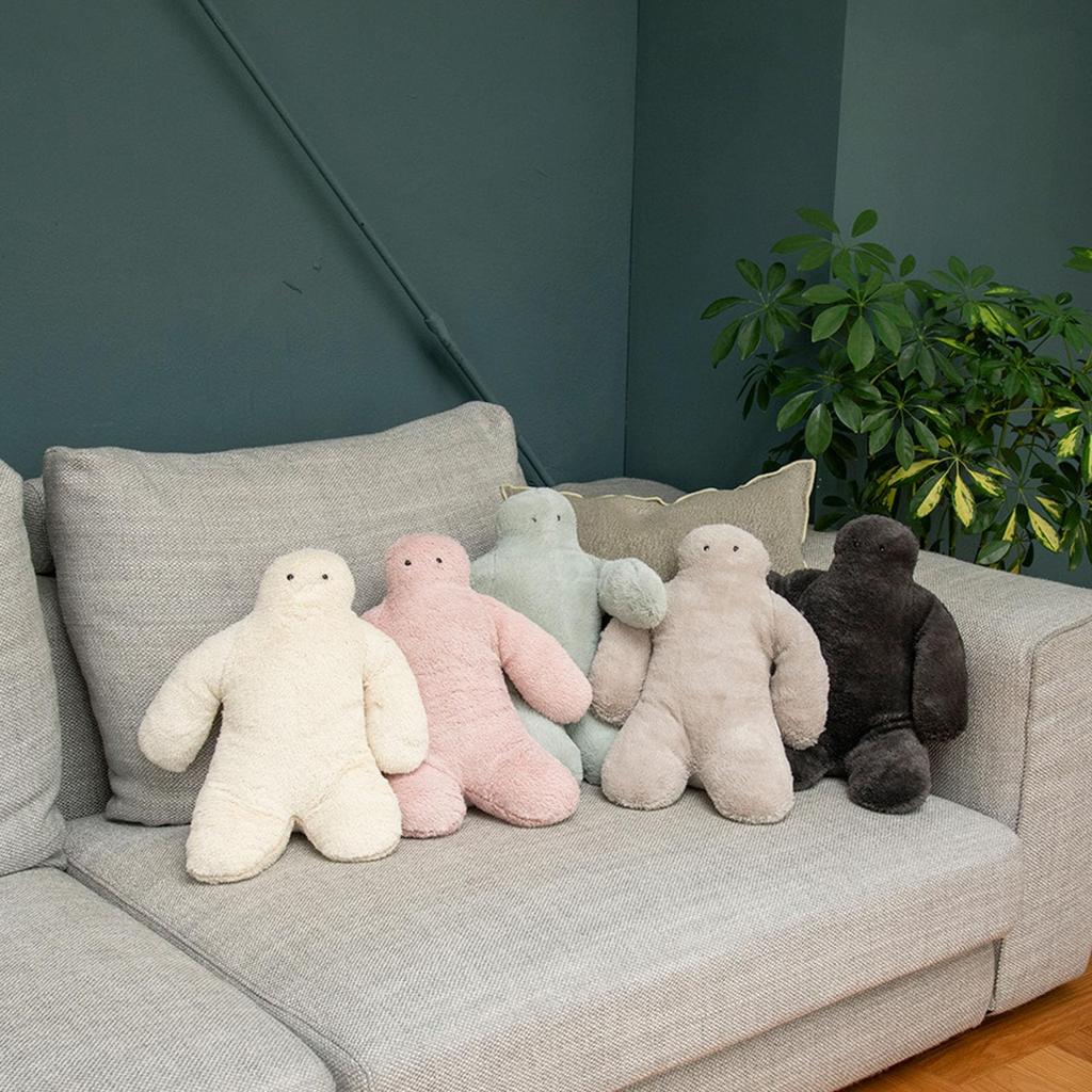 Livheart Funio Sitting Body Small 35cm Pillow, Mint, (approx. Long), Fluffy, Human-Shaped Cushion, 17422-51