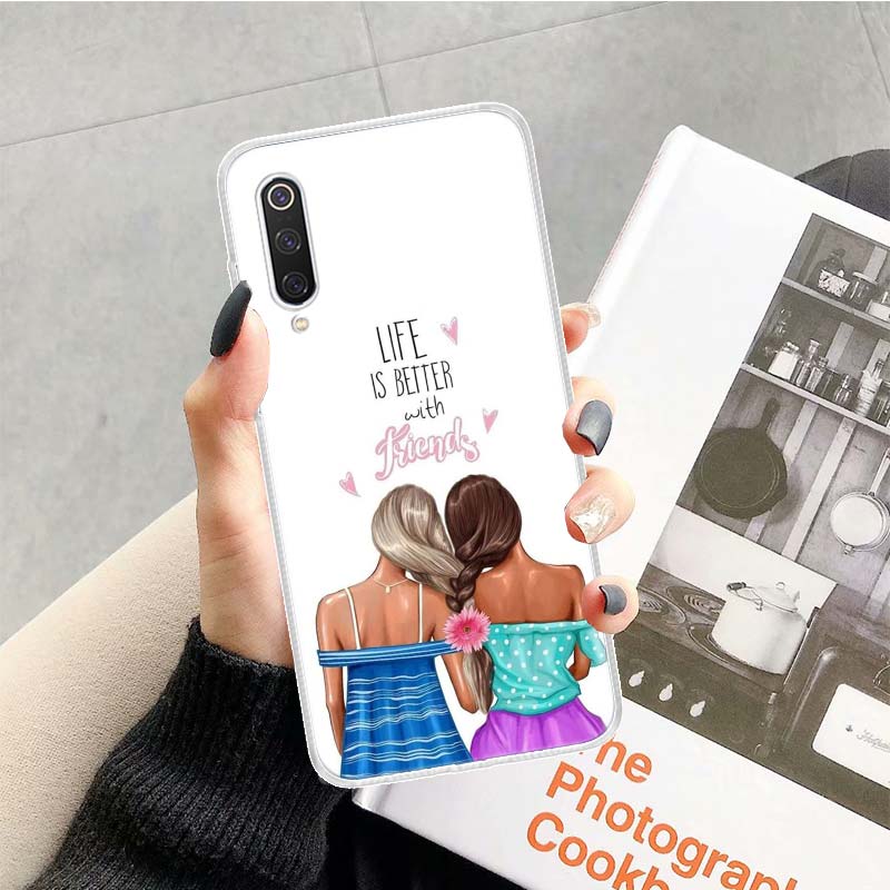 

Best Friends BFF Matching Phone Case For Xiaomi Redmi Note 13 14 15 Pro Plus 12S 12 14S 11S 11E 10 10S 11 11T 5G 4G Cover Coque Note 13 Pro Plus