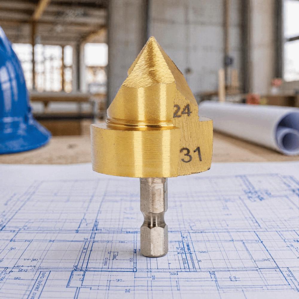 24-31mm Blade Diameter Stepped Drill Bit 1/4 Inch Shank Hole Opening Drill  Water Pipe Drilling
