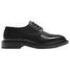 Zara Leather Derby Shoes Black Men 12403420