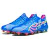 Puma King Ultimate FG AG Energy Pack Men Sneakers Blue Ultra-Blue Luminous-Pink 107553-01