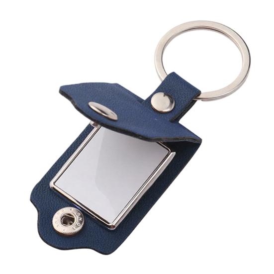 Keychain Pendant, Flip-Up Photo Frame Student Schoolbag Charm, Metal Buckle Scratch-Resistant Bag Car Key Accessory