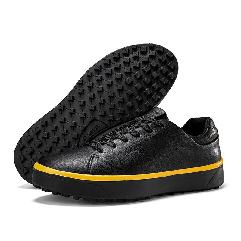 Golf Shoes Men Waterproof Breathable Golf Sneakers Women Golf Spikeless Sneakers Business Outdoor Sport Leather Golf Footwear