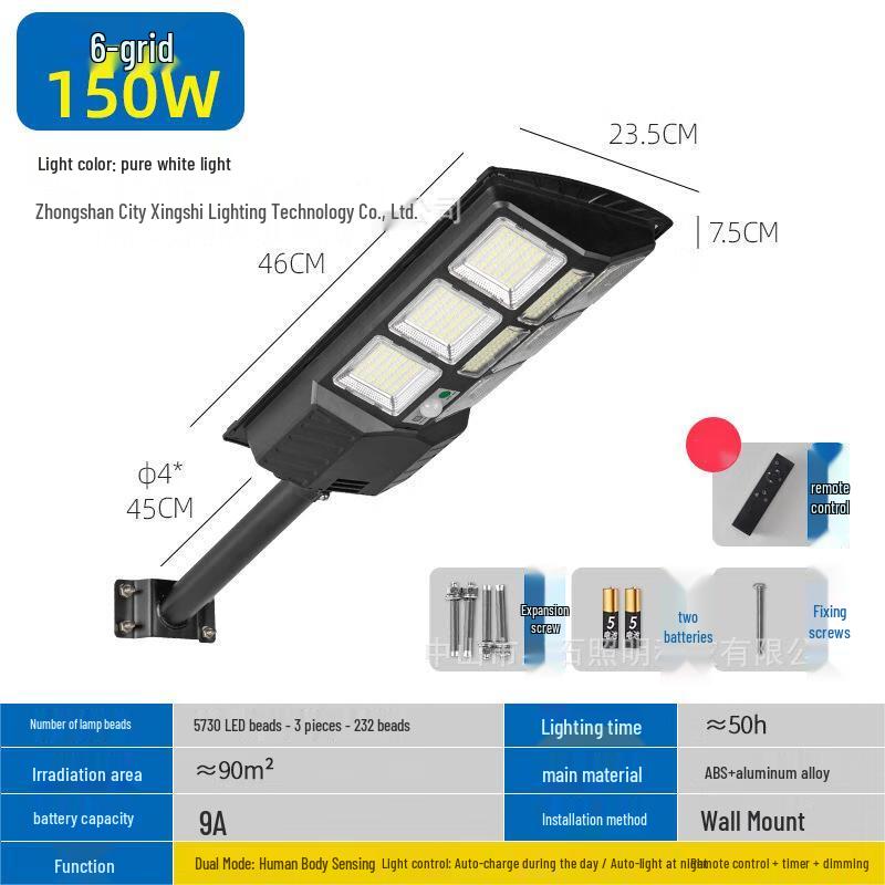 

UOSU Outdoor Solar Motion Sensor Waterproof Road Light