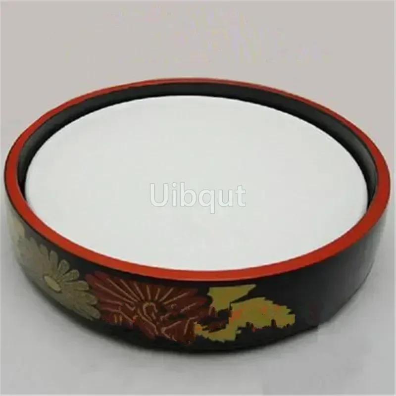 Japanese sushi bucket cuisine sashimi raw fish seafood dish fruit dish food Salmon Ice Plate Ice Saucer round tray tableware art