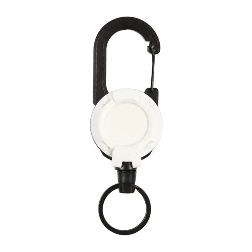 Automatic Retractable Wire Rope Luya Anti-theft Tactical Keychain Telescopic Belt Keyring Outdoor Carabiner Hook Backpack Buckle