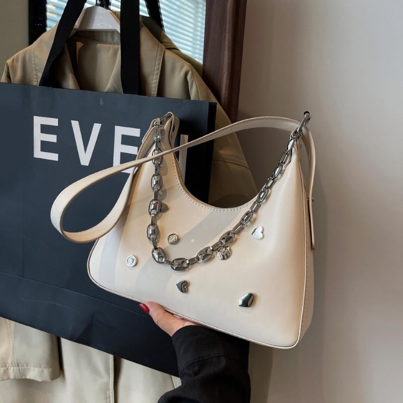 Fashion hand carry armpit bag women's new work commuting texture shoulder bag casual simple bag