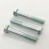 OUSIZHUO M18x100mm Half-Thread Hex Head Bolt, Grade 4.8, Galvanized Carbon Steel