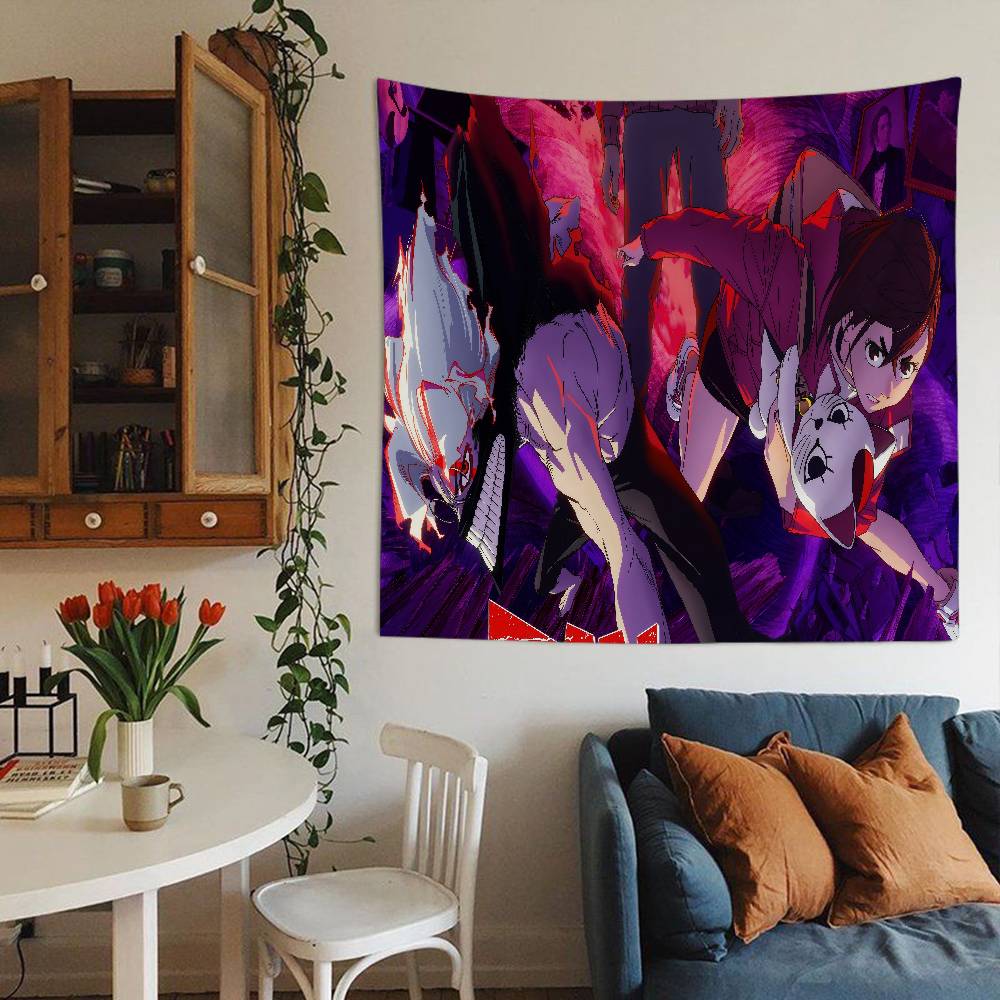 Anime DDandadanS Tapestry Art Printing Japanese Wall Tapestry Anime Wall Hanging Home Decor