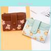 Baellerry Ladies Coin Purse With Zipper Closure And Crossborder Style Cartoon Bear Design Pu Wallet For Travel