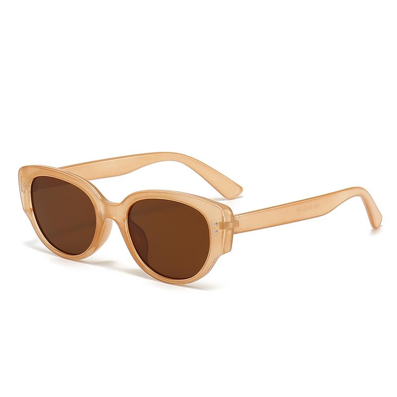 

Small Square Frame Sunglasses Unisex UV400 Protection Daily Versatile, Perfect For Street Shooting And No-Makeup Look 5399 коричневый