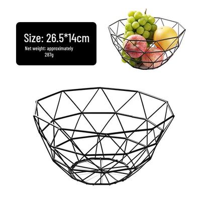 ZISIZ Iron Art Fruit Basket