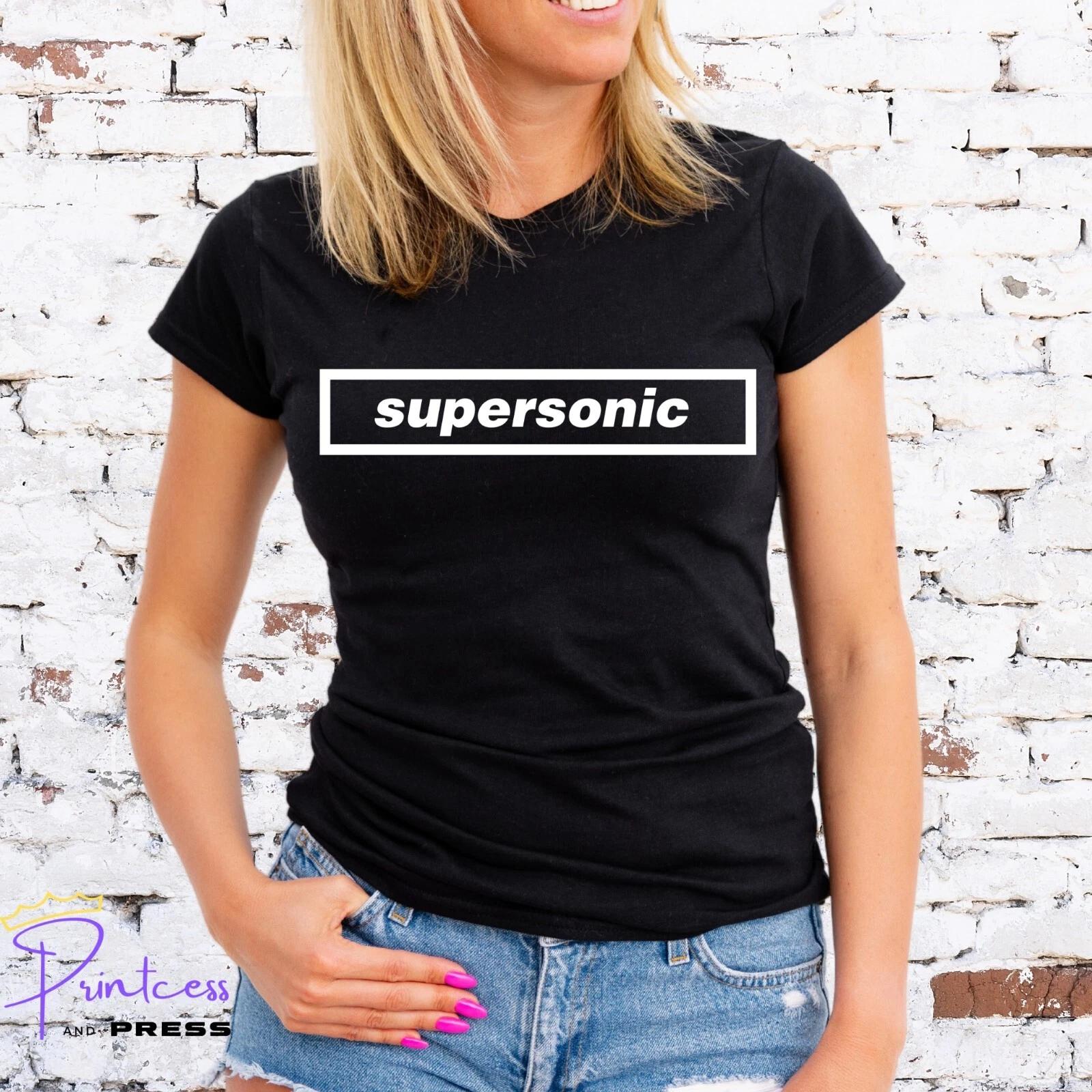 SUPERSONIC OASIS T-Shirt, NOEL, LIAM GALLAGHER, BRITPOP, Unisex or Ladies Fit S
