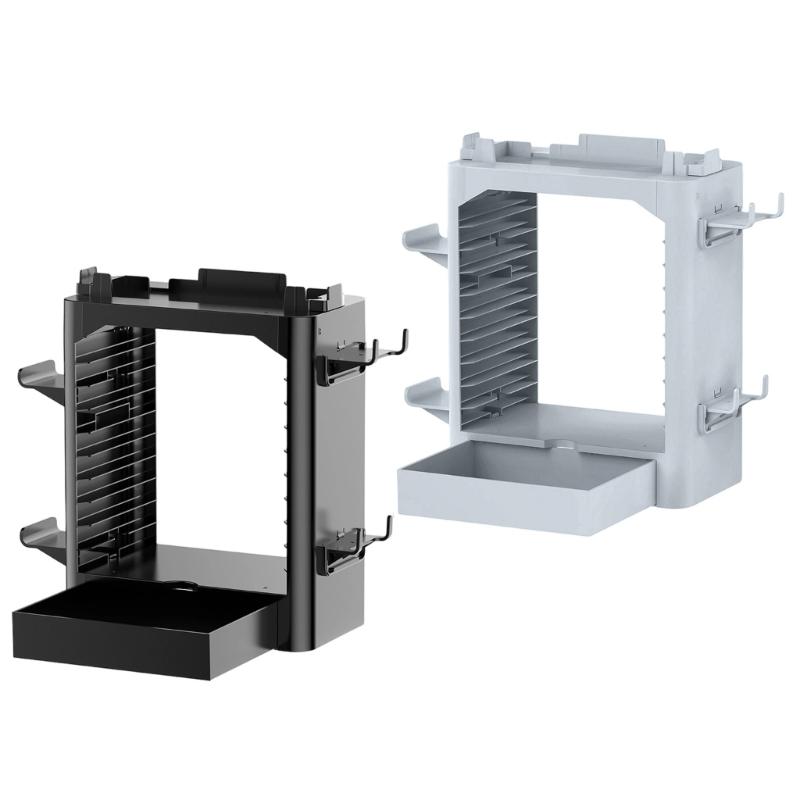 Storage Tower Dock Rack Stand Multifunction Game Console Controller Disk Holder for NS/NS2 Organizers Station
