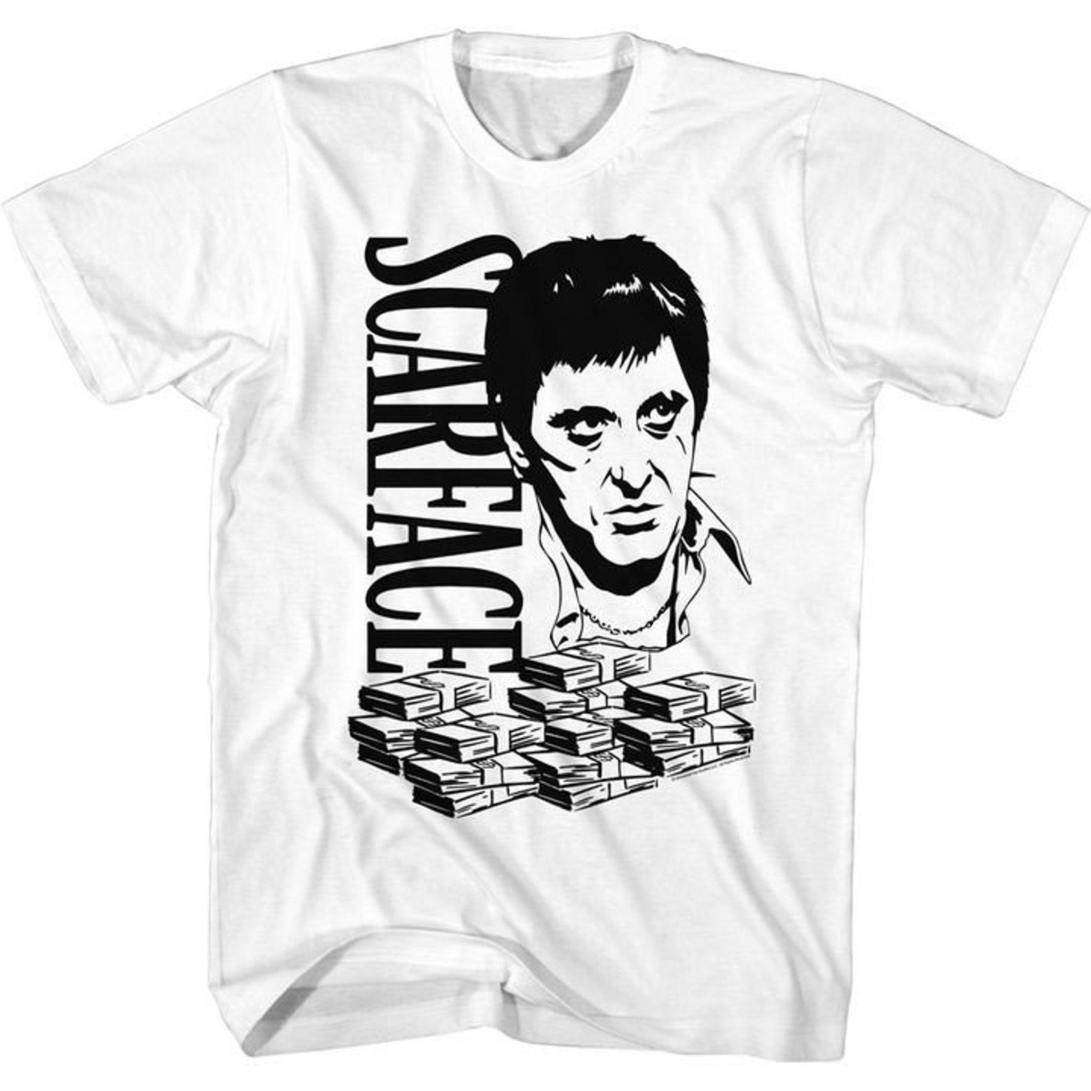 Scarface Big Tony White Adult T-Shirt L