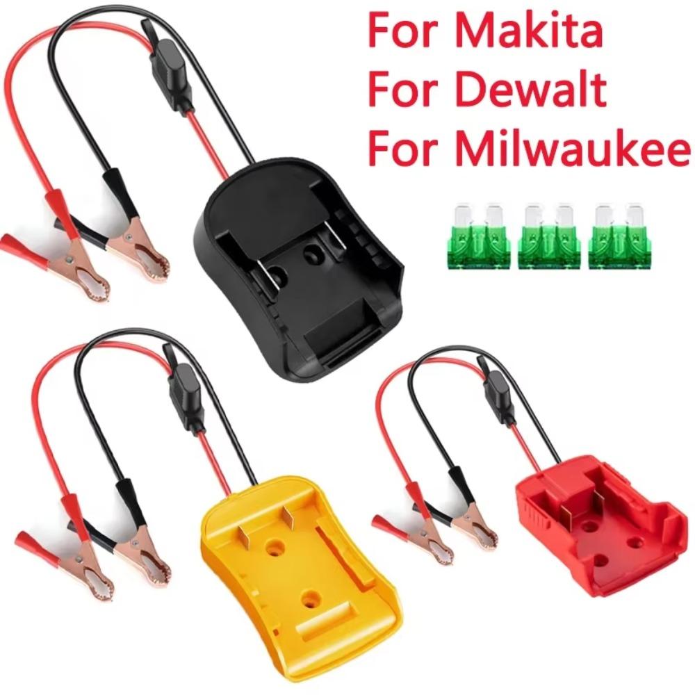 Neuer Lithium-Akku Auto-Starthilfe mit Sicherung 18V 20V Autobatterie-Zünder Automobil-Starthilfe für Makita/Milwaukee/Dewalt
