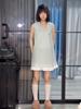French Sweet Style Sleeveless Dress With Knitted Fabric For Summer Casual Wear