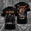 Def Leppard And Journey Summer Stadium Tour 2026 3D T-shirts For Men Women