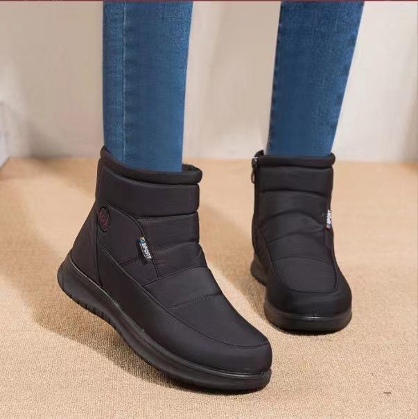 New large size 43 cotton shoes snow boots women's tall waterproof women's boots high top non-slip women's cotton boots