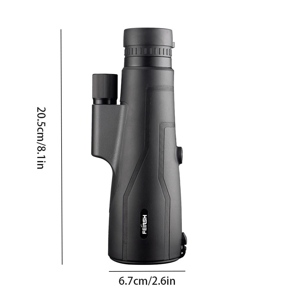 12x50 Telescope Monocular High Power Hd Low Light Night Vision Outdoor Telescope For Camping Hiking Travel Bird Watching
