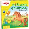 HABA - Hop! Hop! Galopons! - Jeu de Chevaux - Jeu de société - 3 ans et plus, 5445