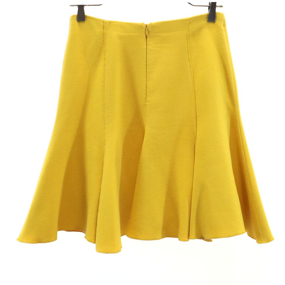 GiAMBATTiSTA VALLi made in Italy Mini length flare skirt 40/XS yellow Women Used