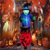 Inflatable Toy Evil Witzard Halloween Inflatable Model Luminous Inflatable Model Halloween Atmosphere Decoration Model