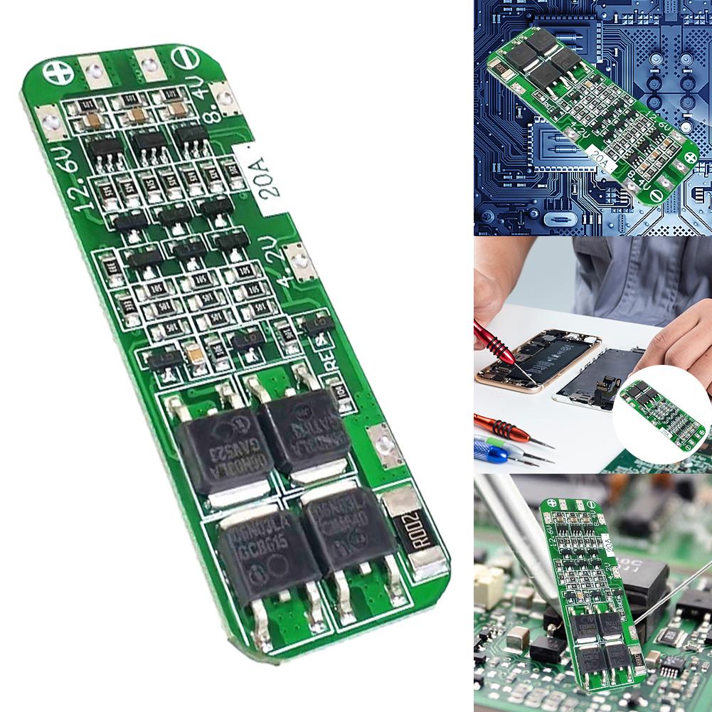 3-10pcs 3S 20A Li-ion Lithium Battery 18650 Charger PCB BMS Protection Board 12.6V 59x20x3.4mm Li-ion Battery for Drill Motor