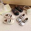 Anti-slip Shoes - New Style Girls' Retro Shoes with Soft Sole - Learning Step Single Shoes