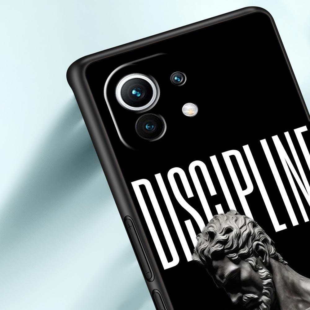 Phone Case For Xiaomi Mi 15 14 13 12 11 Lite 14T 13T 12T 11T Pro Poco X6 X5 X3 Pro F6 F5 F4 Gym Fitness Bodybuilding Black Cover
