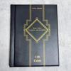 120 Taschen Kunstleder PU Münzsammlung Album Buchsammlung Geldorganisator Aufbewahrungstaschen PVC-Folie
