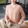 Hodo Damen Mode Strick V-Ausschnitt Pullover