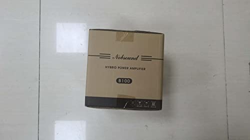 Nobsound B100 Premium Bluetooth 5.0 Vacuum Tube Amplifier with USB DAC, COAX/OPT Integrated Amplifier and Power Amplifier (B100)